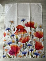 Tablecloth-premium quality- poppy flower