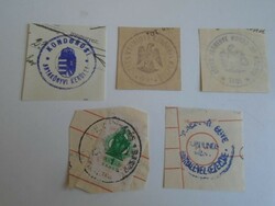 D202449  KONDOROS régi bélyegző-lenyomatok 4+ db.   kb 1900-1950's