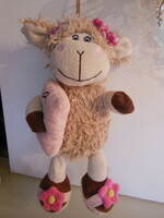 Lamb - flos toys - 30 x 15 cm - can be hung - plush - from collection - German - flawless