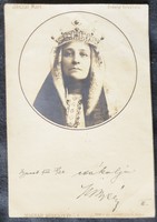 1905 Jászai Mari actress National Theater Budapest bánk bánk Gertrudis era original photo sheet