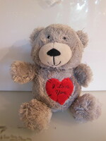 Teddy bear - 24 x 15 cm - plush - from collection - exclusive - flawless