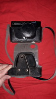 Immaculate condition cccp Russian vilija- вилия авто camera camera with patent leather holder as shown in pictures