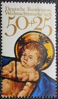 N989 / Germany 1978 Christmas block stamp postal clear