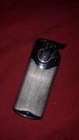 Piezo silver-colored lighter with a metal cover, as shown in the pictures