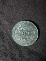 Silver 100 schillings 1979