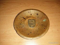 Copper bowl with Budapest inscription 12 cm (kv)