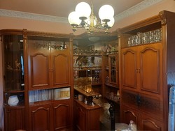 Corner cabinet with bar counter