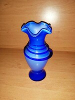 Muranoi kék üveg váza - 20 cm magas