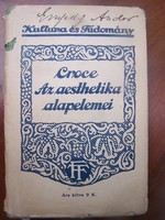 Benedetto croce basic elements of aesthetics protective cover copy