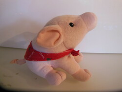 Pig - squeals - 19 x 15 x 13 cm - plush - from collection - German - flawless