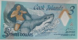 Cook Islands $3 2021 oz polymer