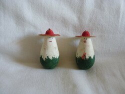 Christmas tree decorations - cotton wool / paper mache decorations! - Mushrooms!