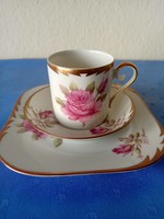 Hackefors pink rose porcelain breakfast set
