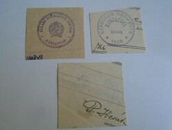 D202477 MÁRIAPÓCS  régi bélyegző-lenyomatok  2+ db.   kb 1900-1950's