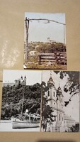 Tihany 1955-1970, old postcards, 3 pcs
