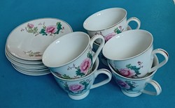 Chinese hand-painted tea set cup + saucer