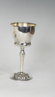 Art Nouveau silver goblet