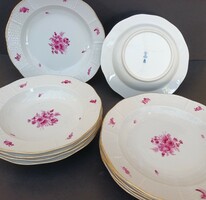 11 Old Herend plates