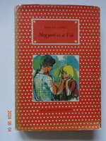 Lenke Szalay: hazelnut and the boy - old polka dot girl's novel with drawings by the Greek Julia (1973)