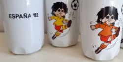 Zsolnay, soccer mug 3 pcs.