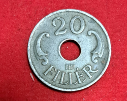 1943. 20 Fillér  (Magyar Királyság (2076)