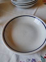 Zsolnay porcelán menzás főzelékes, kocsonyás tányér