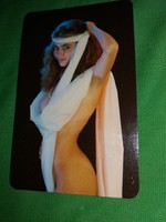 1989. művészi erotikus Szeged Nagyáruház kártyanaptár a képek szerint