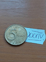 Belgium belgique 5 francs 1994 xxxiv