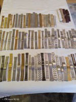 Wristwatch straps of various sizes for sale, approx. 70 pcs