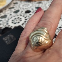 14 karátos arany gyűrű, 3,32 gr. 54-es méret