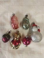 Christmas tree decorations in bottles