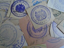 D202524 k.U.K. Stamps - stamp impressions 15 pcs. About 1900-1918 field post - military documents