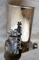 Golflabda diszitesu allitolag,szivartarto 11 cm XX