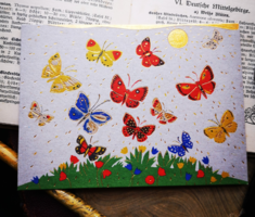 Turnowsky's art postcard butterfly / butterfly