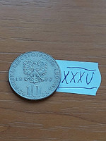 Poland 10 zloty 1977 bolesław prus, copper-nickel xxxv