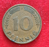 1959. Germany 10 pfennig (649)