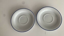 Alföldi kékszegélyes kis porcelán tányér