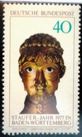 N933 / Germany 1977 staufer-year stamp postal clear