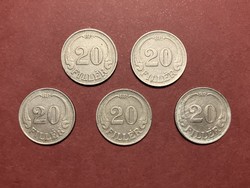 Kingdom of Hungary - 20 pennies - 1926 5 pcs
