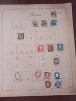 Austrian classic stamp collection in 2 albums