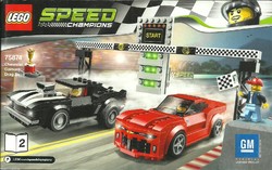 Lego speed champions 2. 75874 = Assembly booklet
