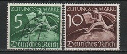 Deutsches reich 0690 mi z738-z739 14.00 euros