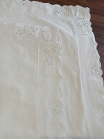 Old, large embroidered pillowcase 2 pieces in one 5000 ft