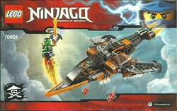 LEGO NINJAQ 70601  = ÖSSZESZERELÉSI FÜZET