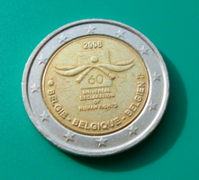 Belgium - 2 euro commemorative coin - 2 € - 2008 - 60 years of the Universal Declaration of Human Rights