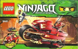 LEGO NINJAQ 9441  = ÖSSZESZERELÉSI FÜZET