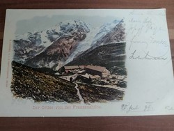 Antique sheet, Ortler Alps, franzenshöhe, sheet, from 1899