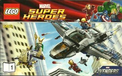 LEGO MARVEL SUPER HEROES 1. 6869 = ÖSSZESZERELÉSI FÜZET