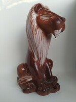 Large abstract ceramic lion signs