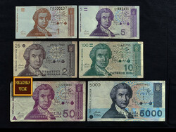 Great antique series of dinars - Croatia 1993